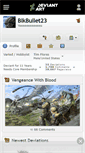 Mobile Screenshot of blkbullet23.deviantart.com