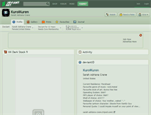 Tablet Screenshot of kuroikuren.deviantart.com