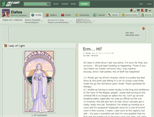 Tablet Screenshot of elaitea.deviantart.com