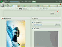 Tablet Screenshot of candra-cj.deviantart.com