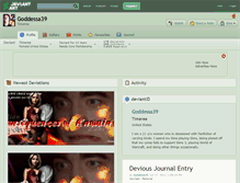Tablet Screenshot of goddessa39.deviantart.com