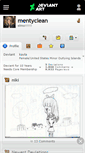 Mobile Screenshot of mentyclean.deviantart.com