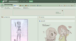 Desktop Screenshot of liloo-drawings.deviantart.com