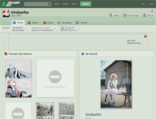 Tablet Screenshot of kindaseiha.deviantart.com