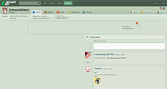 Desktop Screenshot of crimsonchidori.deviantart.com