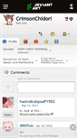 Mobile Screenshot of crimsonchidori.deviantart.com