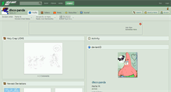 Desktop Screenshot of disco-panda.deviantart.com