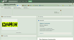 Desktop Screenshot of digimon-community.deviantart.com