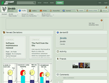 Tablet Screenshot of jbrobb.deviantart.com