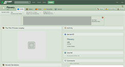 Desktop Screenshot of flowery.deviantart.com