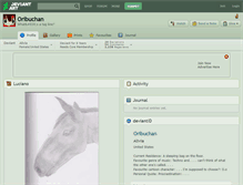 Tablet Screenshot of oribuchan.deviantart.com