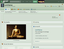Tablet Screenshot of lord-karsus.deviantart.com