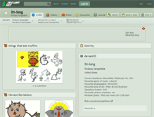 Tablet Screenshot of lin-lang.deviantart.com