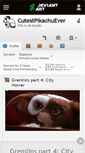 Mobile Screenshot of cutestpikachuever.deviantart.com