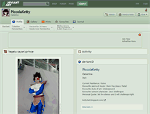 Tablet Screenshot of piccolaketty.deviantart.com