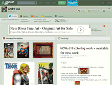 Tablet Screenshot of andre-vaz.deviantart.com