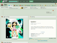 Tablet Screenshot of fhyr.deviantart.com