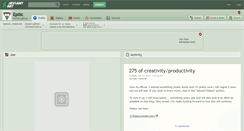 Desktop Screenshot of epilic.deviantart.com