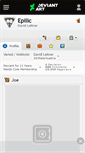 Mobile Screenshot of epilic.deviantart.com