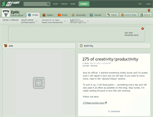 Tablet Screenshot of epilic.deviantart.com