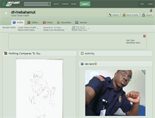 Tablet Screenshot of divinebahamut.deviantart.com
