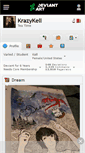 Mobile Screenshot of krazykell.deviantart.com