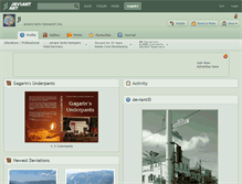 Tablet Screenshot of jl.deviantart.com