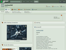 Tablet Screenshot of noxious360.deviantart.com