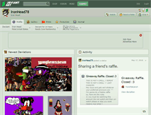 Tablet Screenshot of ironhead78.deviantart.com