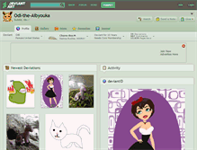 Tablet Screenshot of odi-the-aibyouka.deviantart.com