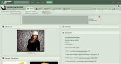 Desktop Screenshot of nicollemariemiller.deviantart.com