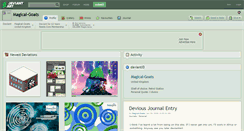 Desktop Screenshot of magical-goats.deviantart.com
