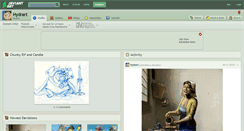 Desktop Screenshot of hydrart.deviantart.com