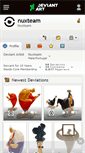 Mobile Screenshot of nuxteam.deviantart.com