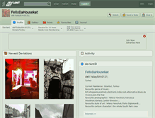 Tablet Screenshot of felixdahousekat.deviantart.com