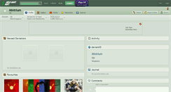 Desktop Screenshot of mintrium.deviantart.com