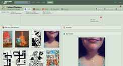 Desktop Screenshot of colleenthemew.deviantart.com