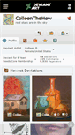 Mobile Screenshot of colleenthemew.deviantart.com