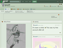 Tablet Screenshot of kanna99.deviantart.com