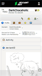 Mobile Screenshot of darkchocaholic.deviantart.com