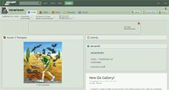 Desktop Screenshot of nevarraven.deviantart.com
