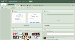 Desktop Screenshot of cleverbots.deviantart.com