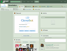 Tablet Screenshot of cleverbots.deviantart.com