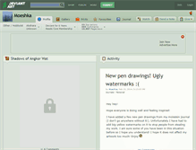 Tablet Screenshot of moeshka.deviantart.com