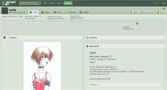 Desktop Screenshot of luelle.deviantart.com