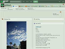 Tablet Screenshot of anthraxx.deviantart.com