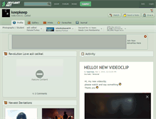 Tablet Screenshot of keepkeep.deviantart.com