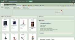 Desktop Screenshot of newageboundhippie.deviantart.com