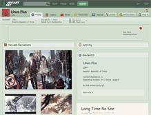 Tablet Screenshot of linus-plus.deviantart.com