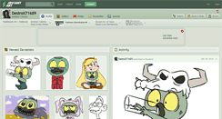 Desktop Screenshot of destrox71689.deviantart.com